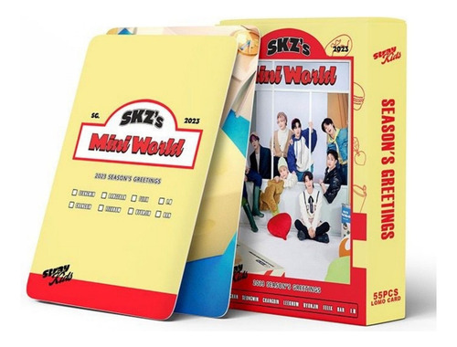 54 Photocards Stray Kids - Mini World 2023