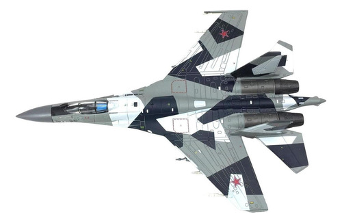 Su35 1/100 Con Avión De Soporte Para Estante De Casa