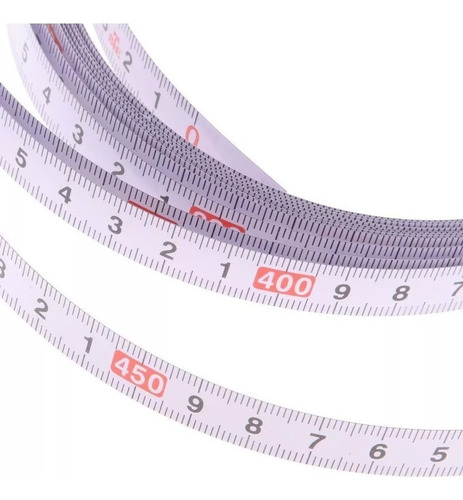 Cinta Métrica Autoadhesiva, Regla Plana De 2 X 5 M/13 Mm