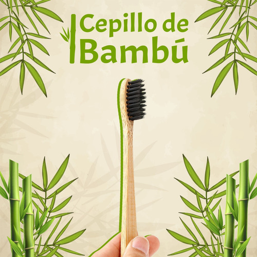 Cepillo De Bambú X 5 Unidades - Unidad a $3756