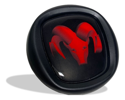 Emblema Negro Con Rojo Para Parrilla Dodge Ram 700
