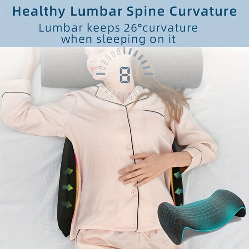 Almohada Para Dormir Con Soporte Lumbar De Espuma Viscoelást