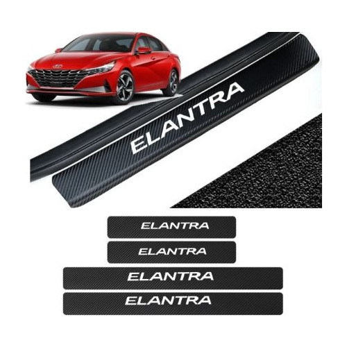 Sticker Protección De Estribos Puertas Hyundai Elantra