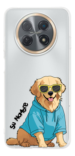 Funda Para Huawei Para Mujer Perrito Cool Golden Su Nombre