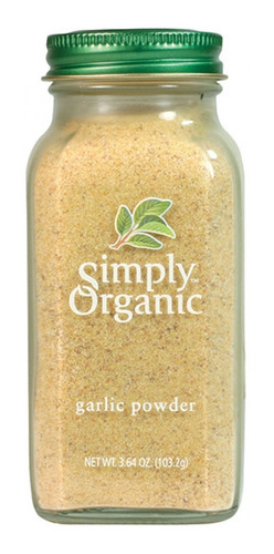 Simply Organic Ajo En Polvo Orgánica Garlic Powder 103g Se