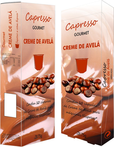 Cápsulas Nespresso Creme De Avelã Capresso 10 Unidades