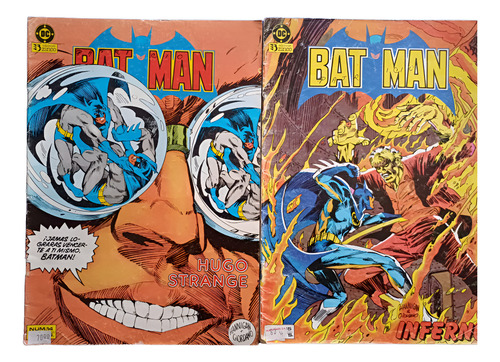 Set De 2 Revistas Comic Batman Ed España 1983 (Usado)