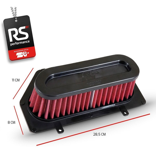Filtro Ar Esportivo K&n Suzuki Gsxr1000a Gp / Gsxr1000 Abs