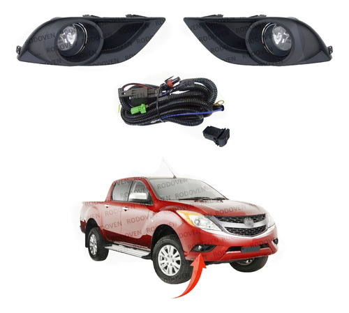 Kit Neblinero Para Mazda Bt50 2013 2017