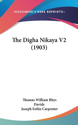 Libro The Digha Nikaya V2 (1903) - Davids, Thomas William...