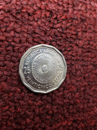 Moneda De Argentina - 25 Pesos - 1965