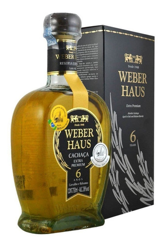 Cachaça Weber Haus Extra Premium Reserva Especial 6 Anos 750