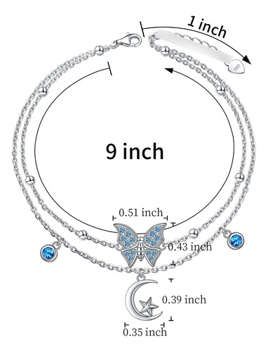 Tobillera Ajustable Plata