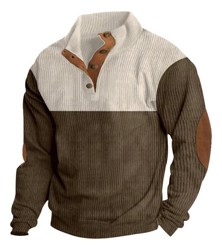 Sudadera Deportiva Con Bloques De Color Para Hombre
