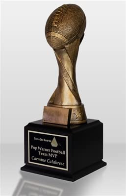 Same Day Awards Trofeo Futbol Premium Espiral Dorada