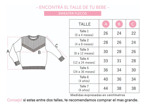 Sweater Flecos Mini Anima Abrigo Tejido Bebe Kids Lila