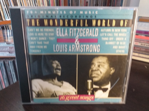 Cd Ella Fitgerald & Louis ArmstrongThe Wonderful Word Of