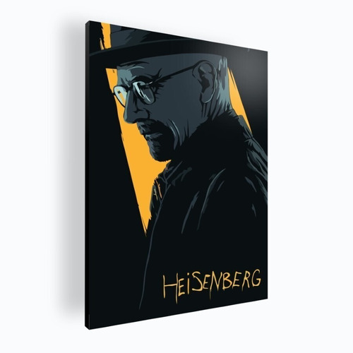 Cuadro Moderno Mural Heisenberg - Breaking Bad 60x84 Mdf