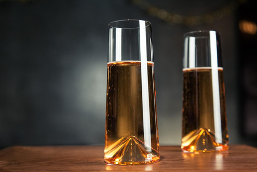 Juego De 2 Copas De Champán Sin Tallo Sempli Monti-flute ' E