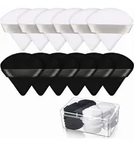 Comprar Set 12pz Maquillaje Puffs Polvo Triángulo Esponja Maquillaje