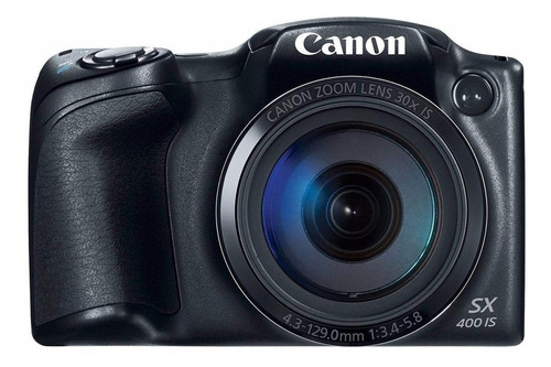  Canon PowerShot SX400 IS compacta avanzada color  negro