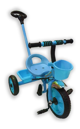 Triciclo Infantil Reforzado Direccionable C/apoya Pie C