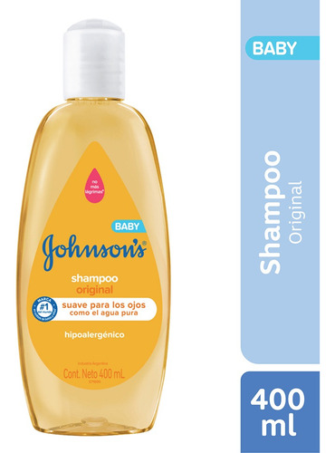 Johnson's Baby Shampoo Original Suave 400ml Hipoalergenico