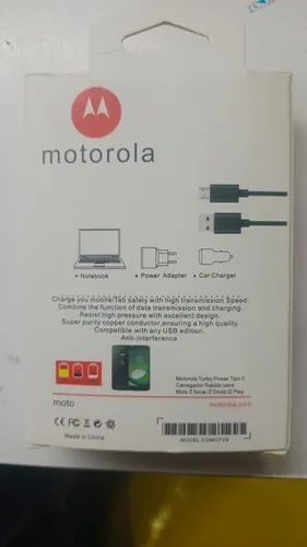 Data Cable Motorola Usb 3.0 A Tipo C O Tipo V8 15 W Original