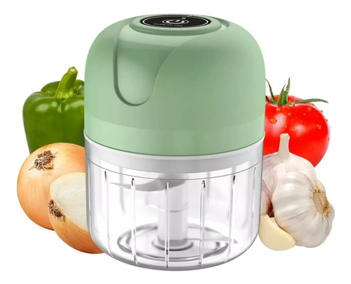 Mini Processador Alimentos Elétrico 250ml 3 Lâminas Usb