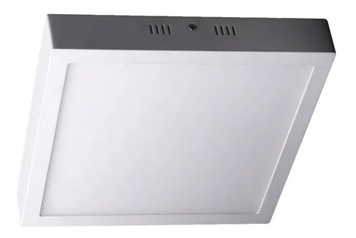 Pack X 4 Panel Plafon Led Aplicar Cuadrado Blanco 18w Candil