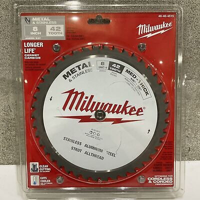 Milwaukee 48-40-4515 Circular Saw Blade 8 In 42 Tooth 1/ Ddh