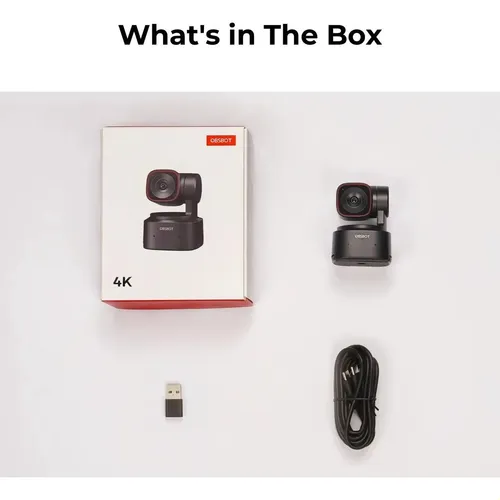 Webcam 4k Ptz Obsbot Tiny 2 Lite Com Inteligência Artificial