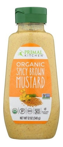 Primal Kitchen Organic Spicy Brown Mustard 340 G