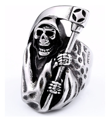 Anillo La Muerte 2  En  Acero Inoxidable 316l Unisex