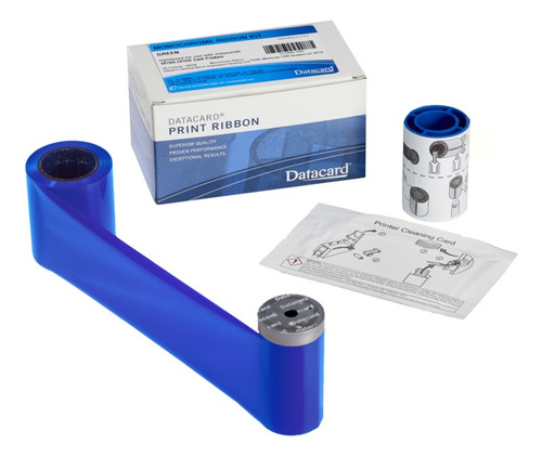 Ribbon Monocromático Azul - Datacard Sd160 Sd260 Sd360 Cd165