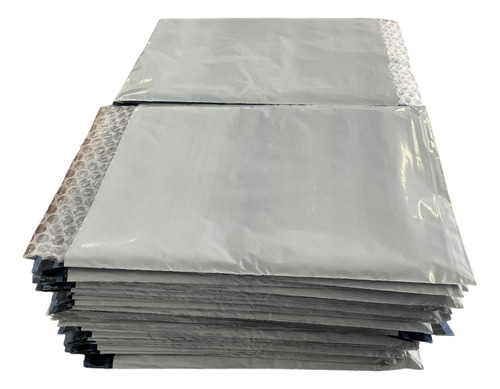 100 Envelopes Segurança 19x25 C/ Bolha Branco Saco Correios Branco