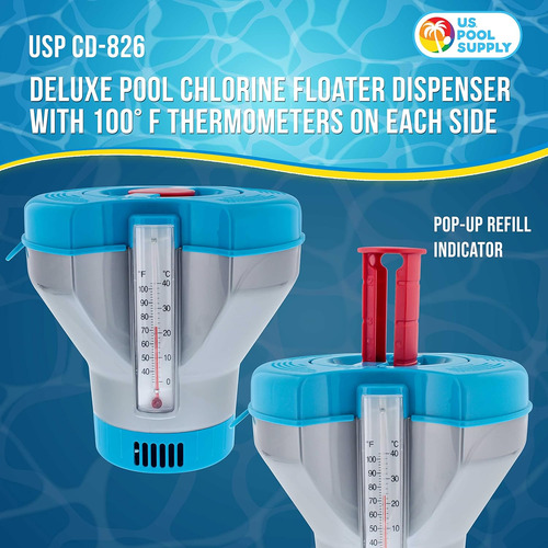 Dispensador Flotante De Cloro Para Piscinas Us. Pool Supply