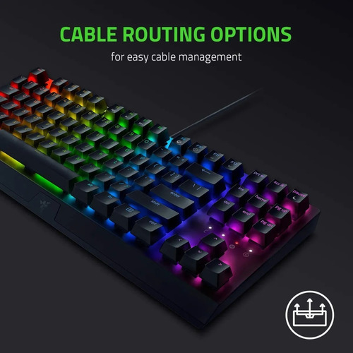 Imagen 3 de 6 de Teclado Gamer Razer Blackwidow V3 Tenkeyless Rgb Green Españ