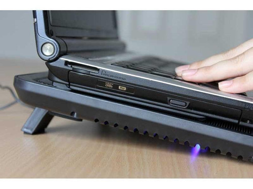 Suporte Para Notebook Com Cooler Base Alumínio E Inclinação
