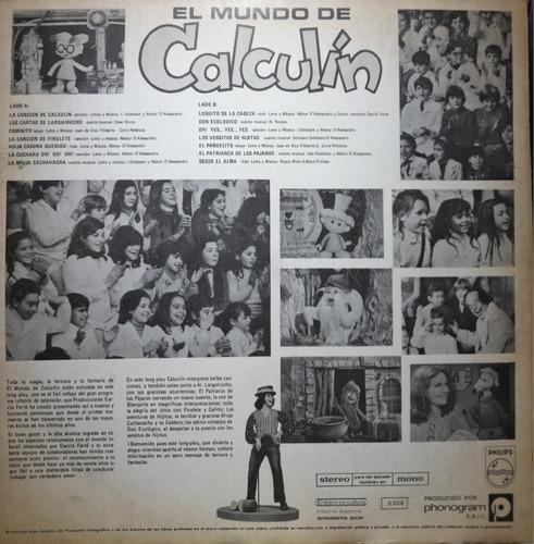 Lp Garcia Ferre (el Mundo De Calculin) (Usado)