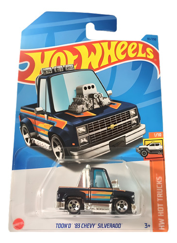 Hot Wheels ´83 Chevy Silverado Mini Tooned Hw 1/64 Nuevo