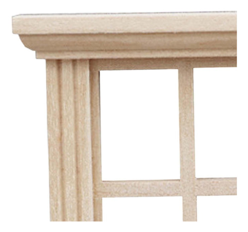3 X 1/12 Muebles Para Casa De Muñecas, Marco De Ventana,