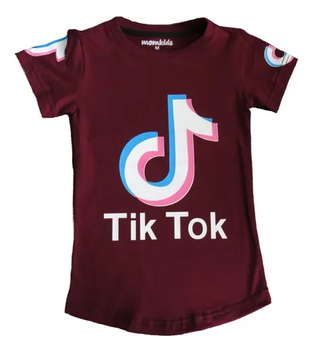 Playera Ni o Tik Tok Algod n Momkids