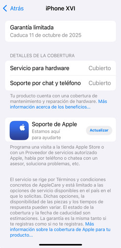 Apple iPhone 16 (128 Gb) - Verde Azulado Libre (Usado)