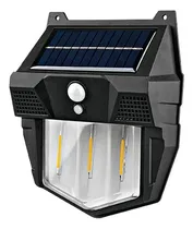 Comprar Lampara Led Interperie Panel Solar Pared Sensor Movimiento