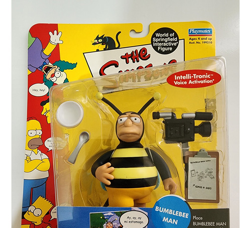 Figura Los Simpsons Playmates Series 5 Hombre Abejorro