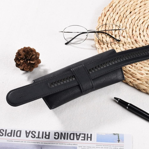 Funda De Piel Sintética Para Gafas De Sol Con Cintura Portát