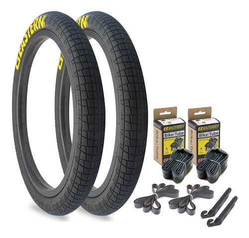 Gomas Aro 20 X 2.3 El Par Y Accesorios