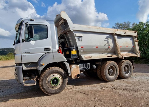 Imagem 11 de 15 de Mercedes-benz Axor 4144 6x4 Ano 2011 Traçado Caçamba 16m