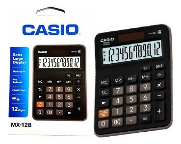 Calculadora De Mesa Casio 12 Digitos Mx-12b
